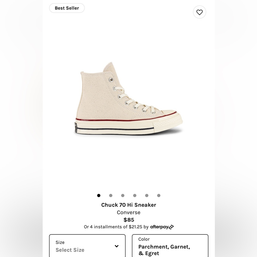 Converse 70s high top sneaker